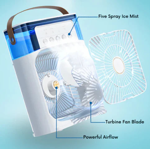 Mini AC Cooler - for Home & Office - 🥶 Instant Cooling 🥶⭐⭐⭐⭐⭐