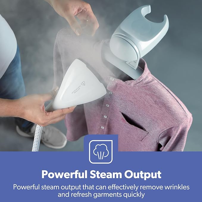 Olsenmark Garment Steamer⭐⭐⭐⭐⭐ 2000W | 1.8L Tank | 45s Fast Heat-Up for All Fabrics