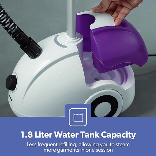 Olsenmark Garment Steamer⭐⭐⭐⭐⭐ 2000W | 1.8L Tank | 45s Fast Heat-Up for All Fabrics