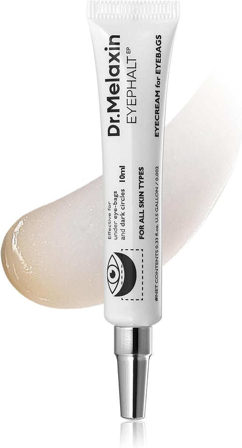 Dr.Melaxin Eyephalt Eyebag Cream for Puffiness, Dark Circles & Fine Lines, Wrinkle, EGF Anti-Aging Under Eye Moisturizer with Niacinamide &Ceramide 0.33 fl.oz.