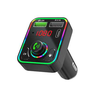 Compact OLED Car MP3 Player with USB & FM Modulation